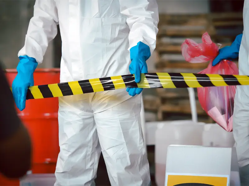 Biohazard cleanup company