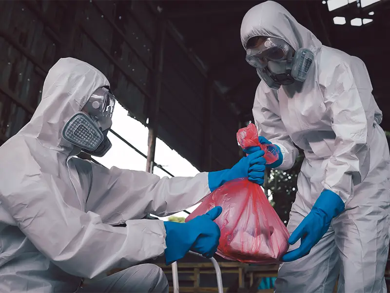 Biohazard cleanup company